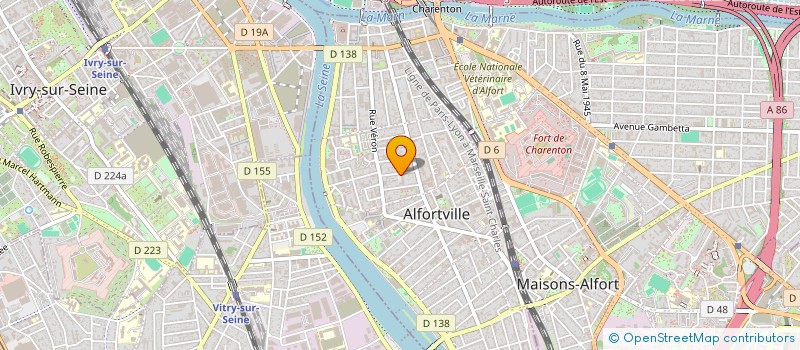 localisation de l'entreprise SONY ALI BER à ALFORTVILLE