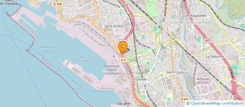 localisation de l'entreprise SONYBAT à MARSEILLE