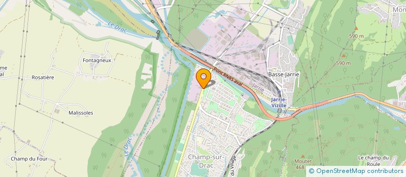 localisation de l'entreprise SONZOGNI IMMOBILIER  CHAMP-SUR-DRAC