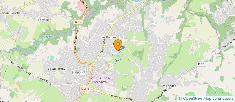 localisation de l'entreprise SOOFLE à VAUGNERAY