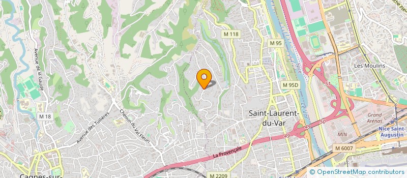 localisation de l'entreprise SOOG  SAINT-LAURENT-DU-VAR