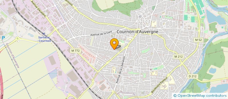 localisation de l'entreprise SOOLFINGER à COURNON-D'AUVERGNE