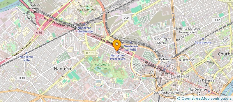 localisation de l'entreprise SOOMPOO  NANTERRE