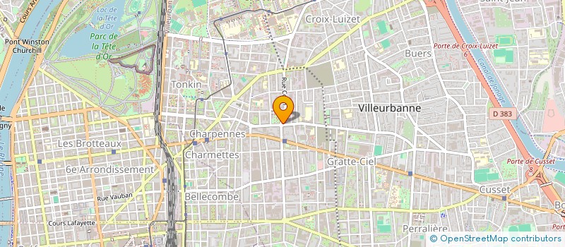 localisation de l'entreprise SOONADATA  VILLEURBANNE