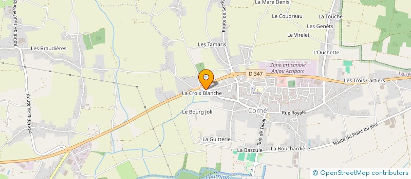 localisation de l'entreprise SOONHOUSE  LOIRE-AUTHION