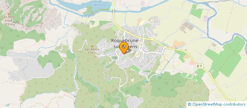 localisation de l'entreprise SOOPY GESTION  ROQUEBRUNE-SUR-ARGENS