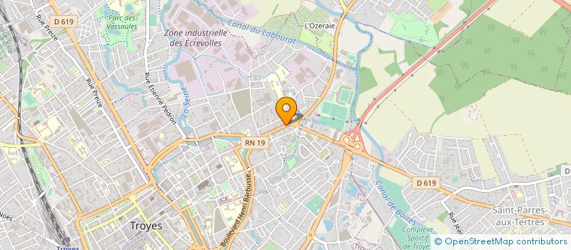localisation de l'entreprise SOORETALE à TROYES