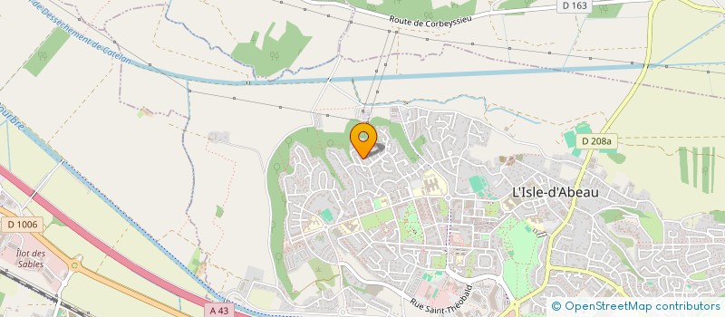 localisation de l'entreprise SOP'INVEST  L'ISLE-D'ABEAU