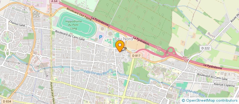 localisation de l'entreprise SOP PAU  THYEZ