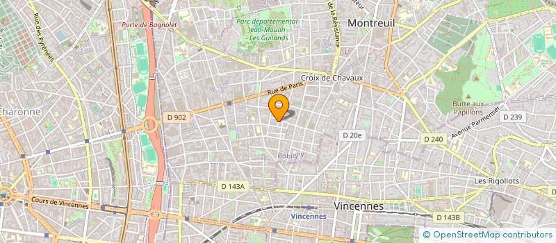 localisation de l'entreprise SOP SOCIETE D'OUTILLAGE DE PRECISION à MONTREUIL
