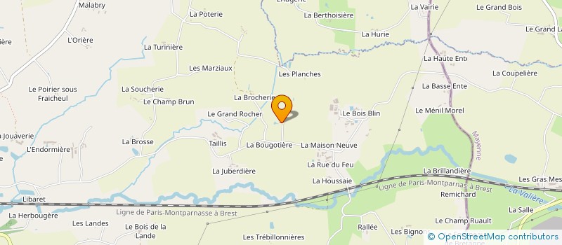 localisation de l'entreprise SOPA AUTO à POCE-LES-BOIS