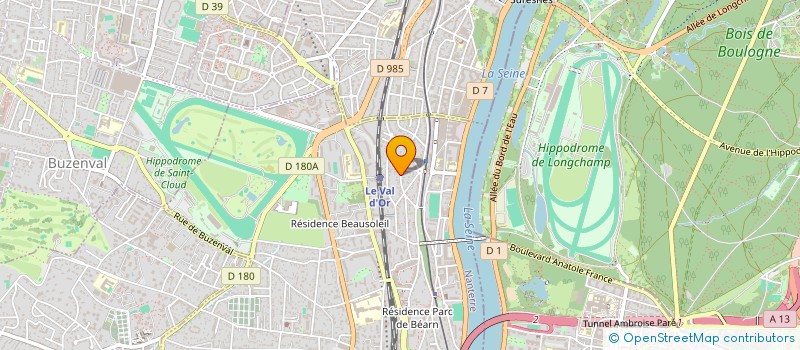 localisation de l'entreprise SOPA IMMOBILIER à SAINT-CLOUD