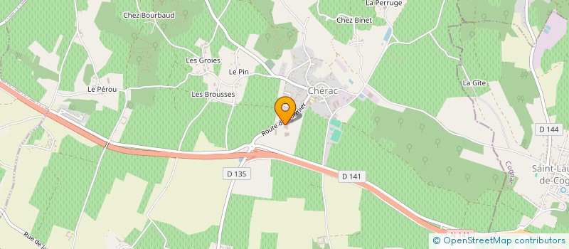 localisation de l'entreprise SOPAC à CHERAC