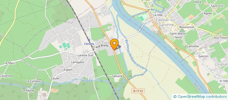 localisation de l'entreprise SOPAC  CERONS