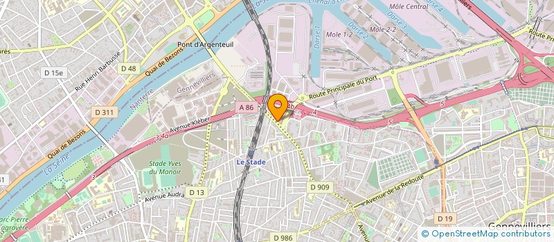 localisation de l'entreprise SOPAC ENERGIE à COLOMBES