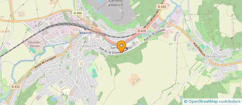 localisation de l'entreprise SOPAC GESTION  ALTKIRCH