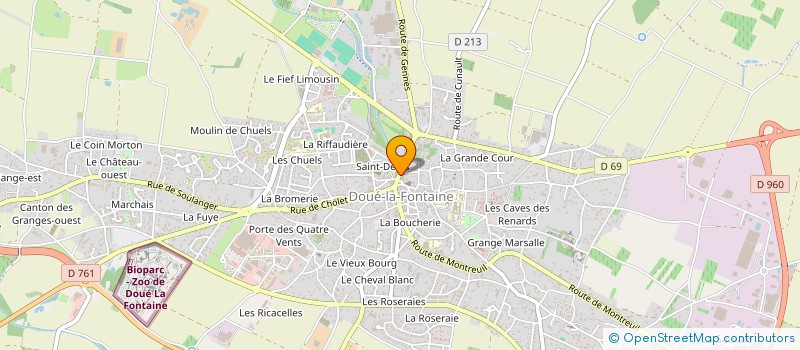 localisation de l'entreprise SOPADE  DOUE-EN-ANJOU