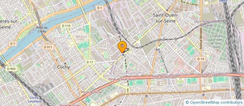 localisation de l'entreprise SOPADEL à SAINT-OUEN-SUR-SEINE
