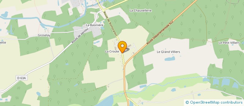 localisation de l'entreprise SOPADIST à NEUNG-SUR-BEUVRON
