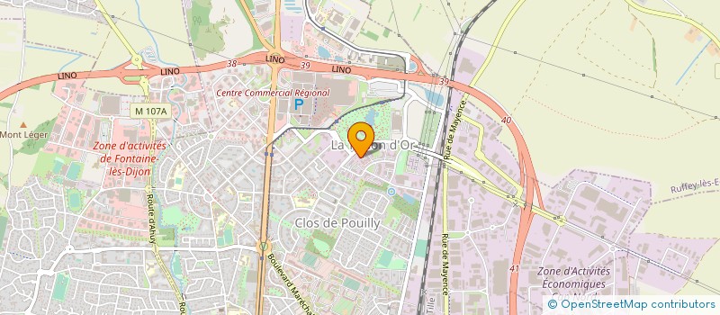 localisation de l'entreprise SOPADOR à DIJON