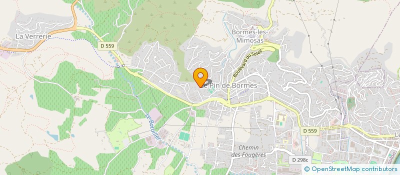 localisation de l'entreprise SOPAGICE IMMO à BORMES-LES-MIMOSAS