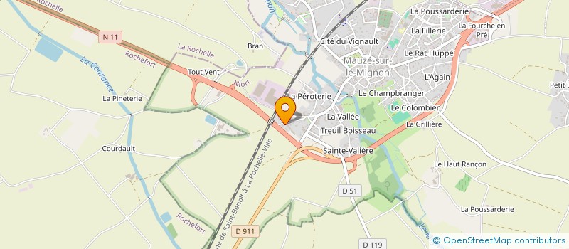 localisation de l'entreprise SOPAGLACE  MAUZE-SUR-LE-MIGNON