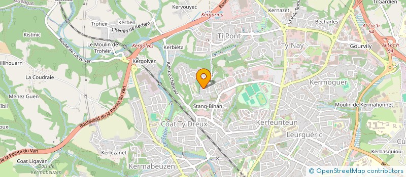 localisation de l'entreprise SOPAGY  QUIMPER