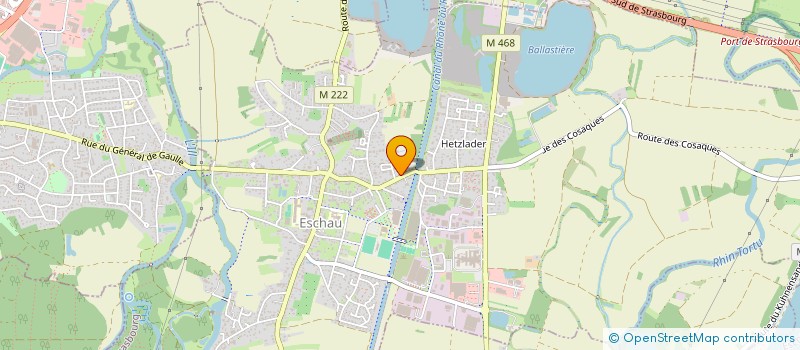 localisation de l'entreprise SOPAL 3  ESCHAU