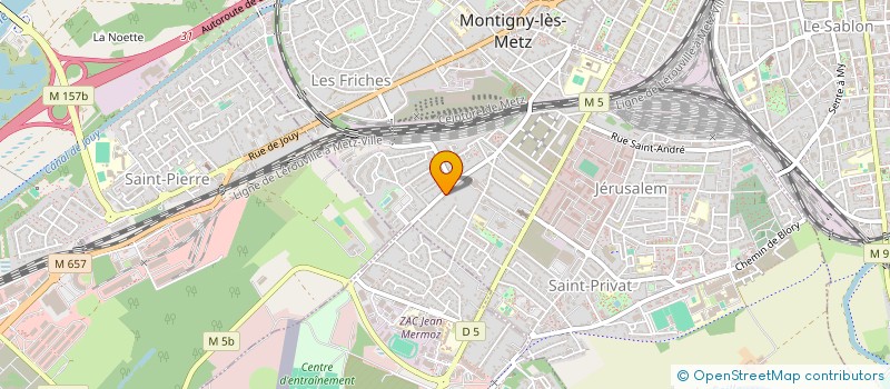 localisation de l'entreprise SOPALTEBA  MONTIGNY-LES-METZ