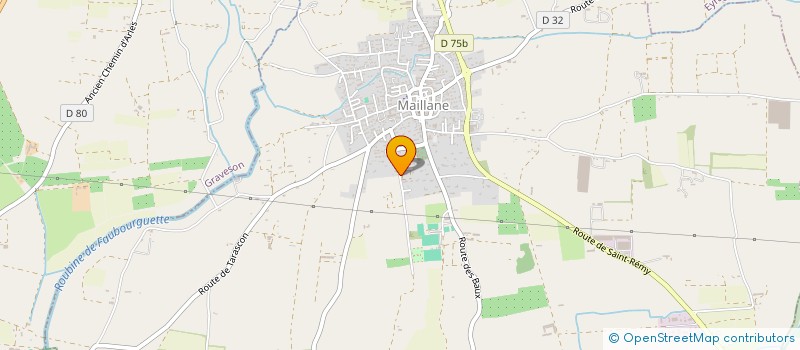 localisation de l'entreprise SOPAM  MAILLANE