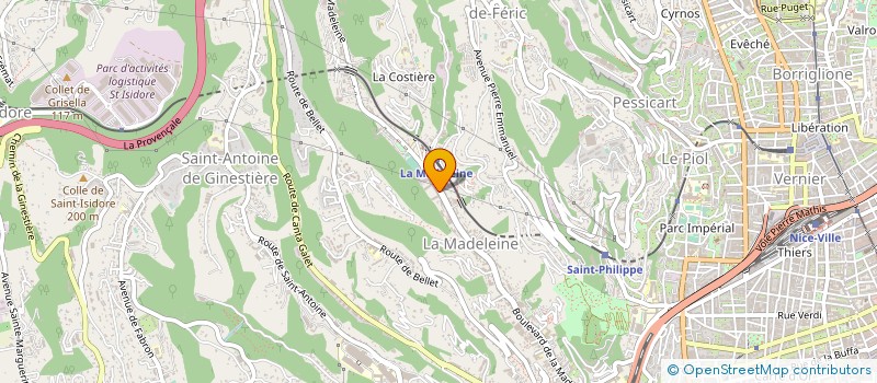 localisation de l'entreprise SOPAM à NICE