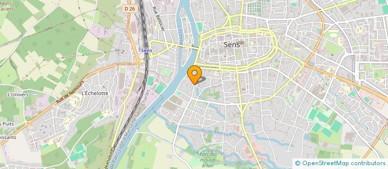 localisation de l'entreprise SOPAME GRANIER SA à SENS