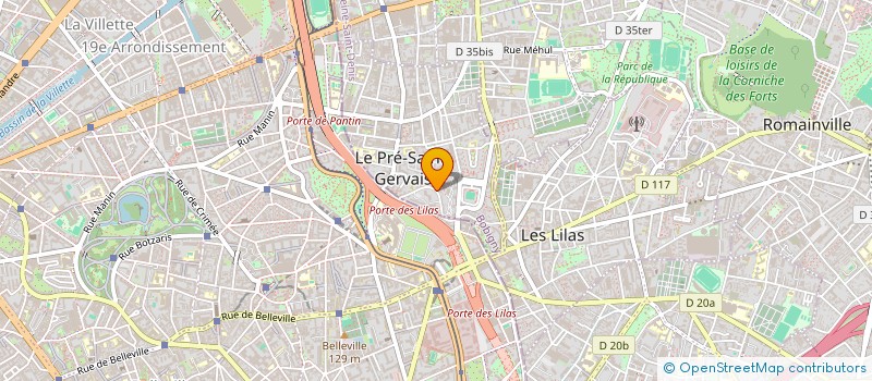 localisation de l'entreprise SOPANI à LE PRE-SAINT-GERVAIS
