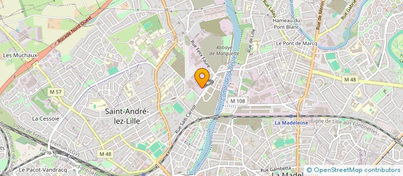 localisation de l'entreprise SOPANOR à SAINT-ANDRE-LEZ-LILLE