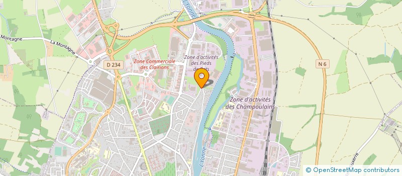 localisation de l'entreprise SOPAPHI à AUXERRE