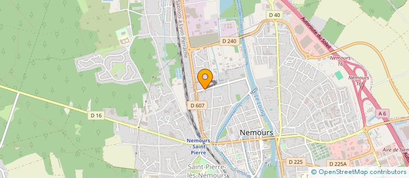 localisation de l'entreprise SOPAR à NEMOURS