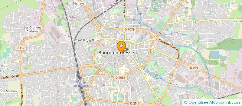 localisation de l'entreprise SOPARA à BOURG-EN-BRESSE