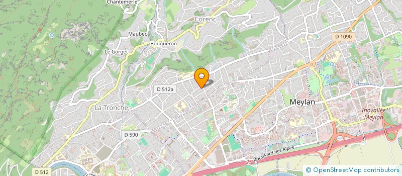 localisation de l'entreprise SOPARA NEXT  CORENC