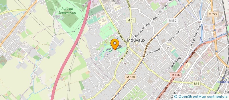 localisation de l'entreprise SOPARC SOC à MOUVAUX