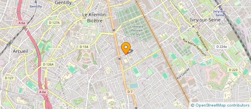 localisation de l'entreprise SOPARECO à VILLEJUIF