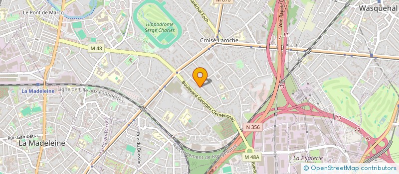 localisation de l'entreprise SOPARIMO à MARCQ-EN-BARŒUL