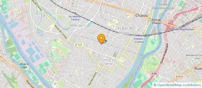 localisation de l'entreprise SOPARTAGE  CROISSY-SUR-SEINE