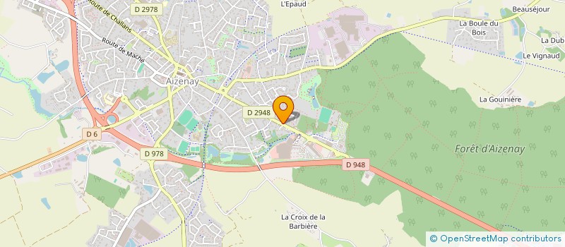 localisation de l'entreprise SOPARVIL à AIZENAY