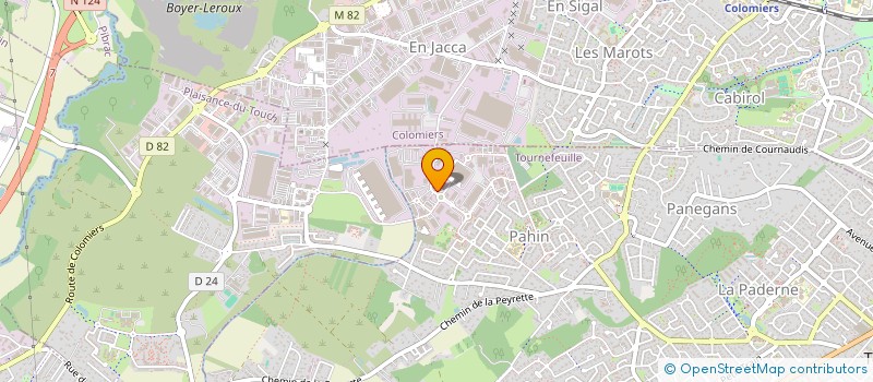 localisation de l'entreprise SOPASUD à TOURNEFEUILLE