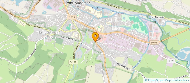 localisation de l'entreprise SOPATEC à PONT-AUDEMER