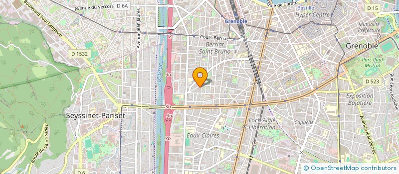 localisation de l'entreprise SOPATIMMO à GRENOBLE