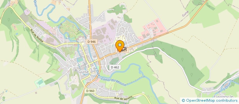localisation de l'entreprise SOPAVAL à GUISE