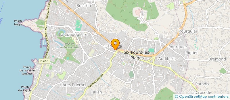 localisation de l'entreprise SOPAVAR à SIX-FOURS-LES-PLAGES