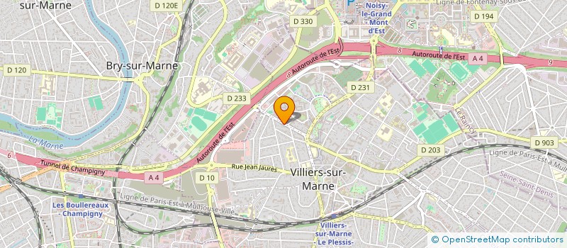 localisation de l'entreprise SOPC  VILLIERS-SUR-MARNE