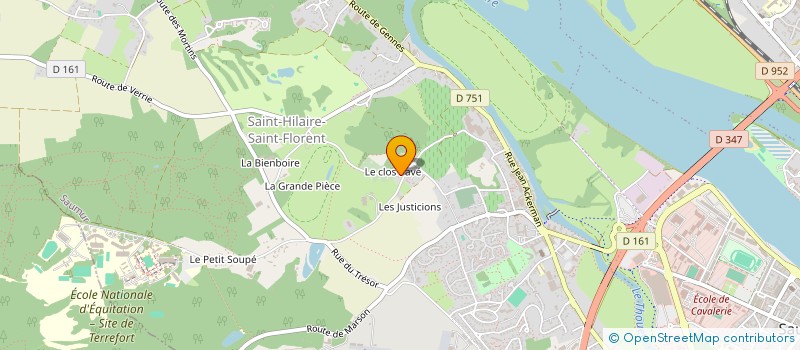 localisation de l'entreprise SOPCALI  SAUMUR